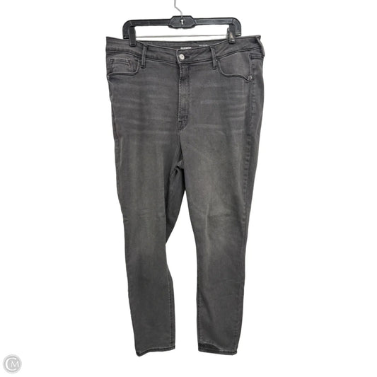 Jeans Skinny By Old Navy In Grey, Size: 18