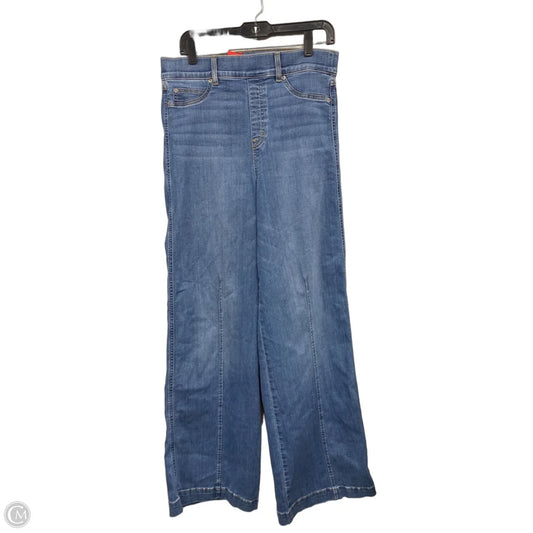 Jeans Wide Leg By Spanx In Blue, Size: L
