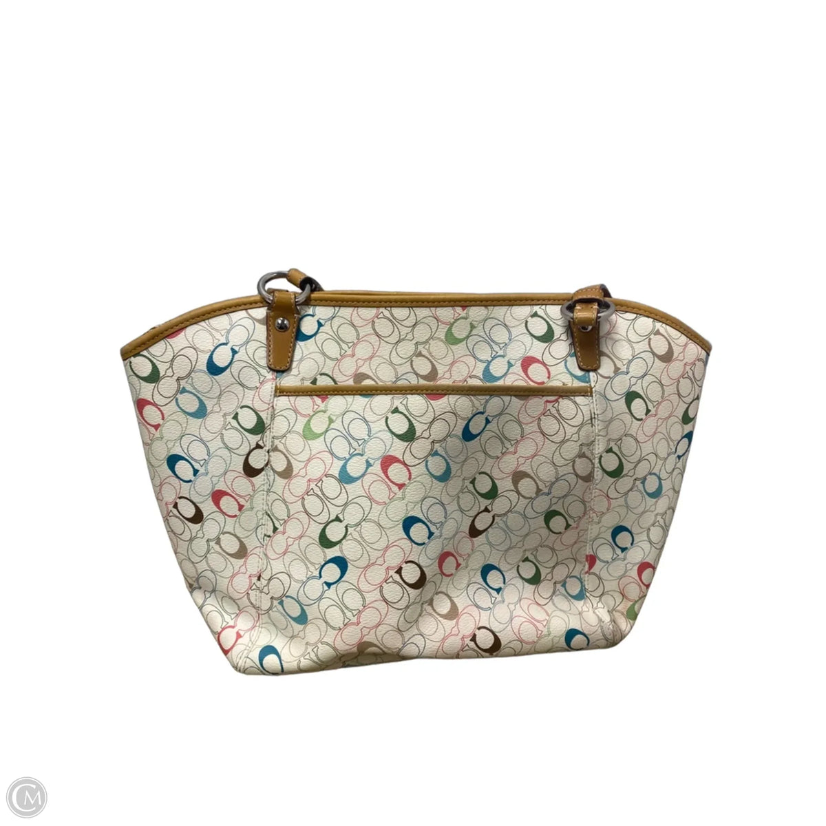 Tote Designer By Coach, Size: Medium