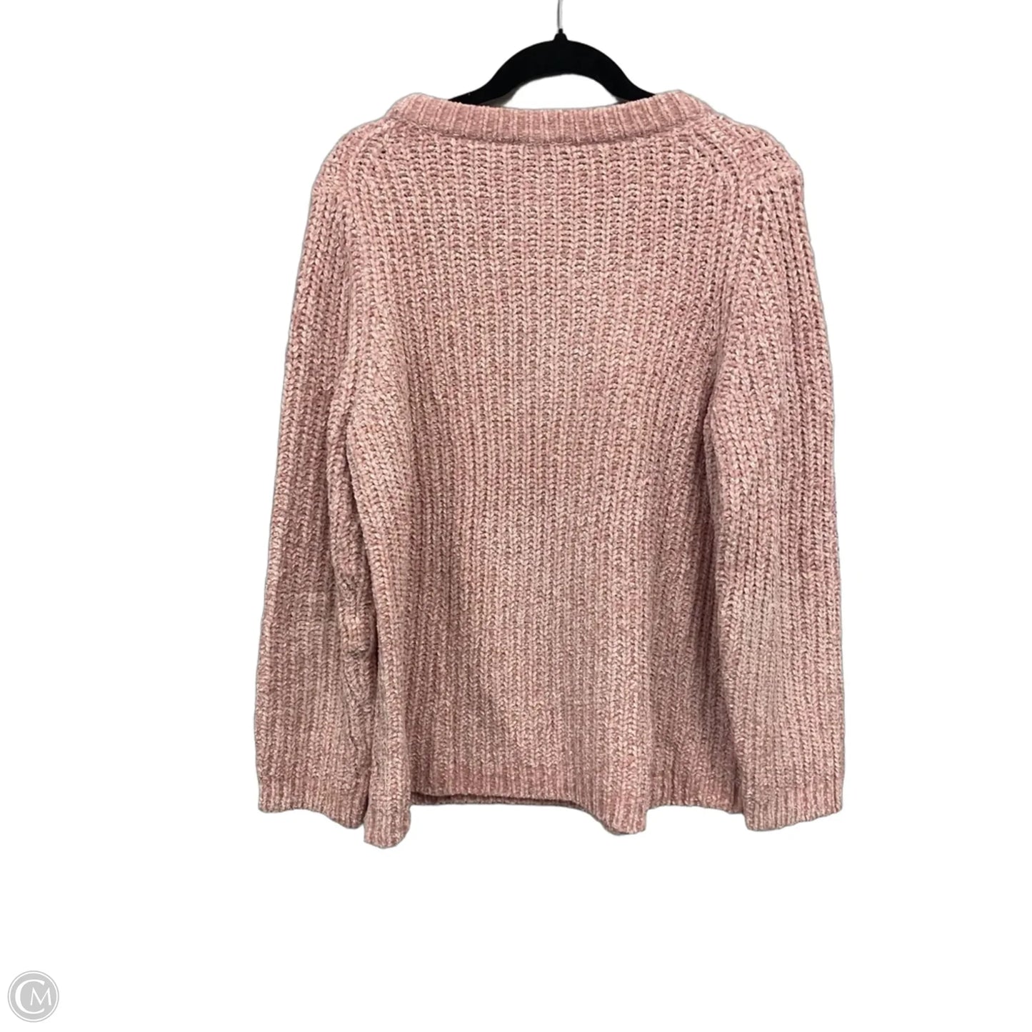 Sweater By Talbots In Pink, Size: L