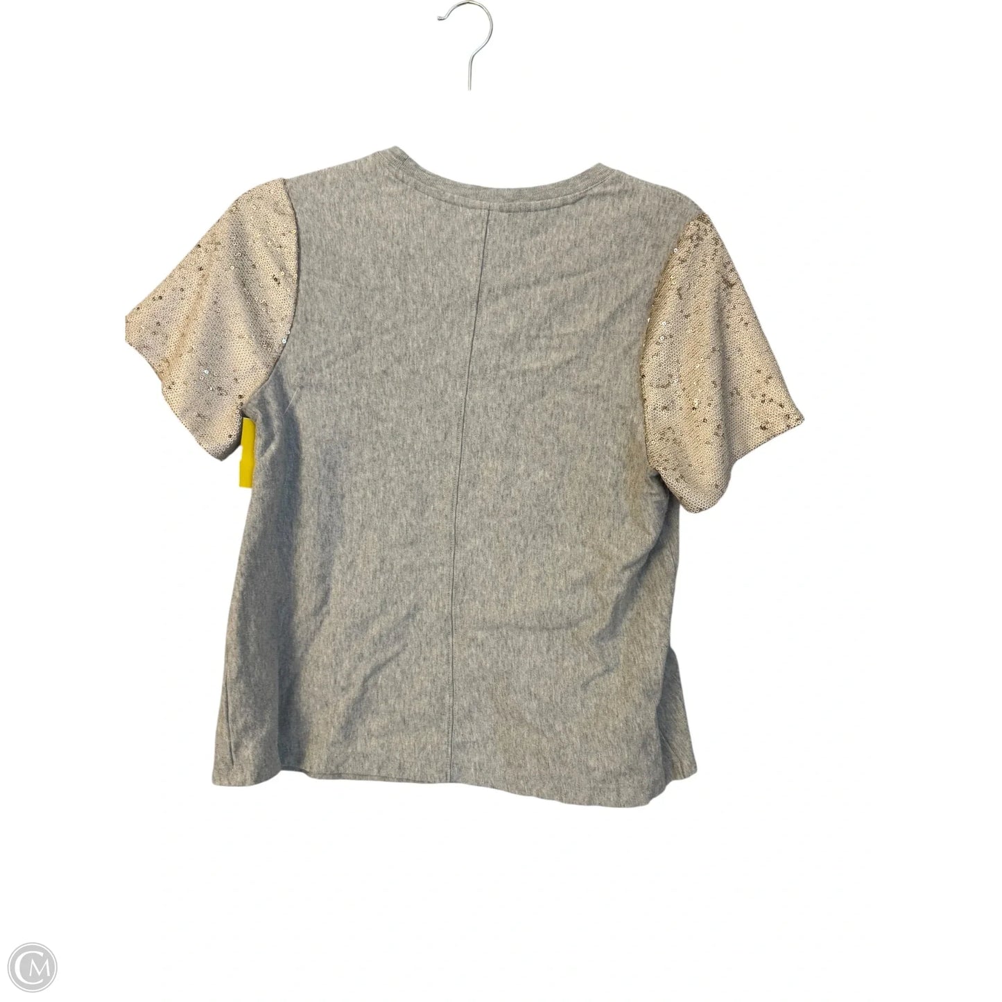 Top Short Sleeve By A New Day In Grey & Tan, Size: M