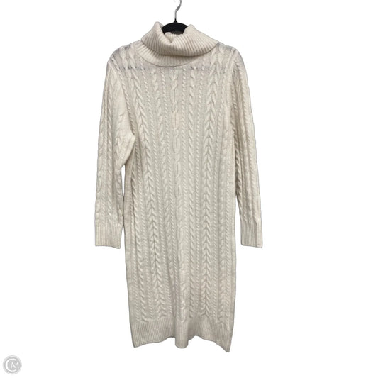 Dress Sweater By A New Day In Cream, Size: L