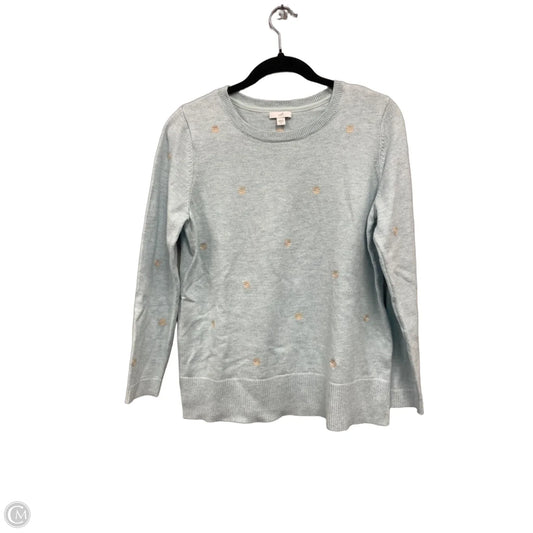 Sweater By J. Jill In Blue & Cream, Size: M