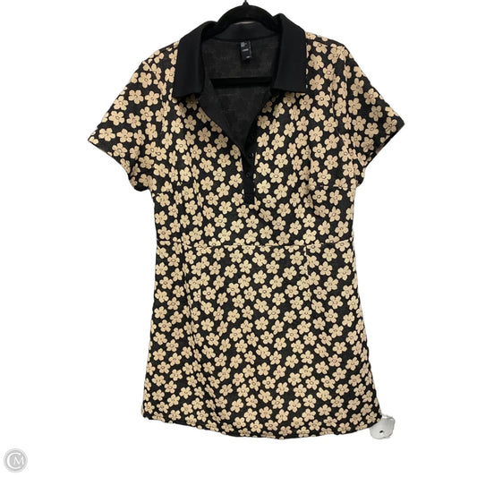 Dress Casual Short By Cider In Black & Tan, Size: 1x