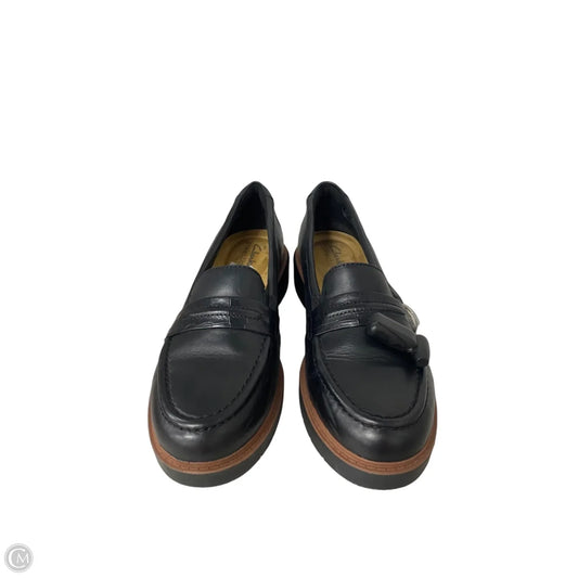 Shoes Flats By Clarks In Black, Size: 8.5