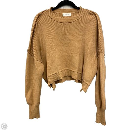 Sweater By By Together In Tan, Size: M