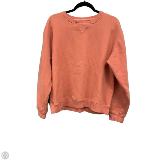 Sweatshirt Crewneck By Izod In Coral, Size: L
