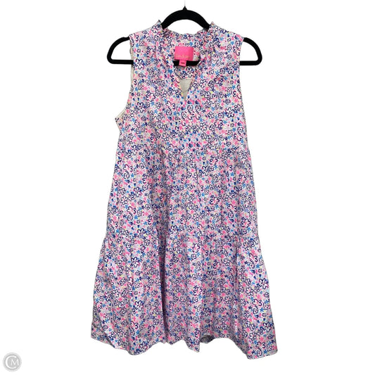 Dress Designer By Lilly Pulitzer In Blue & Pink, Size: M