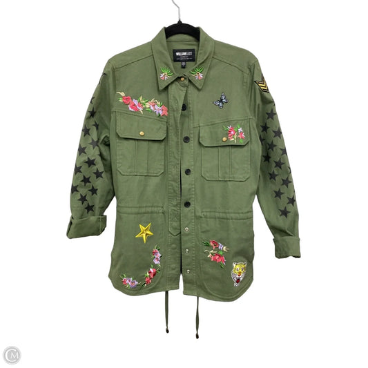 Jacket Other By William Rast In Green & Pink, Size: L
