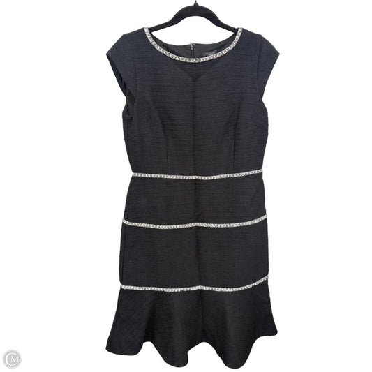 Dress Casual Short By Ann Taylor In Black & Cream, Size: 6p
