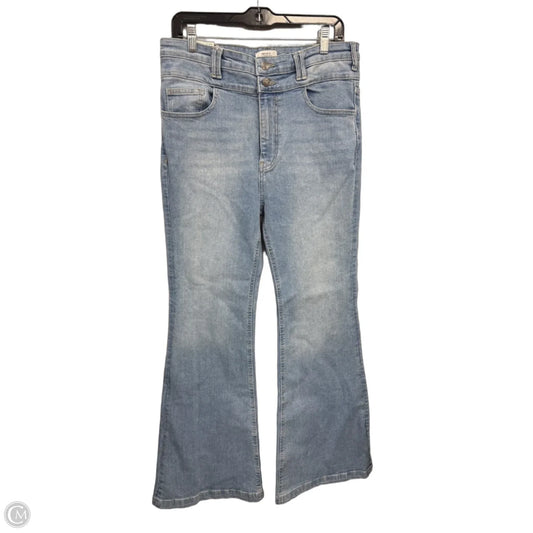 Jeans Flared By Forever 21 In Blue, Size: 12