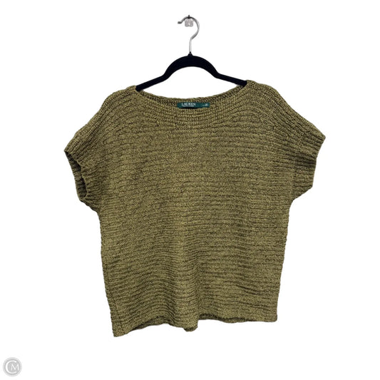 Sweater Short Sleeve By Lauren By Ralph Lauren In Green, Size: 1x
