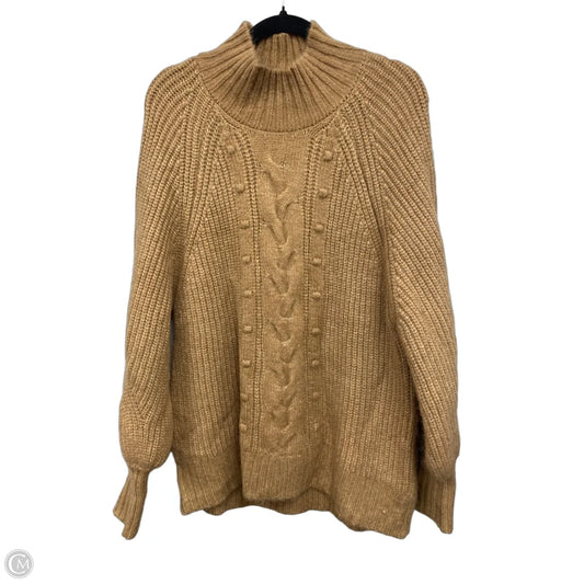 Sweater By Ava & Viv In Tan, Size: 1x
