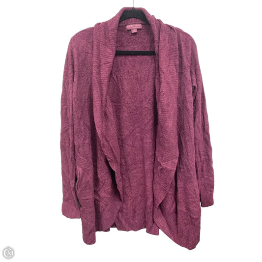 Sweater Cardigan By Barefoot Dreams In Purple, Size: Xl