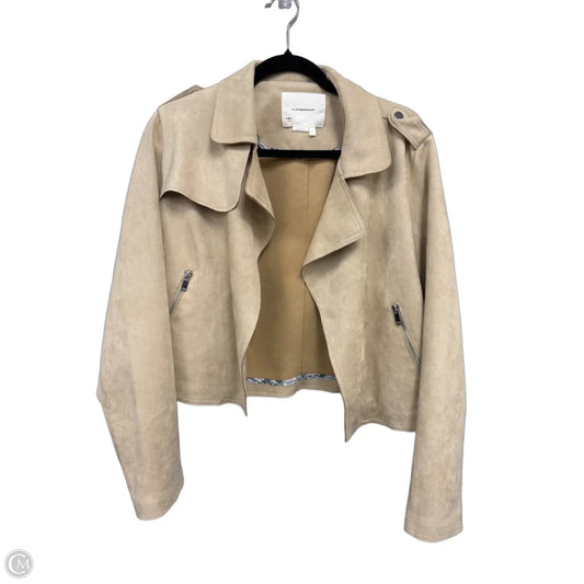 Jacket Other By Anthropologie In Tan, Size: L