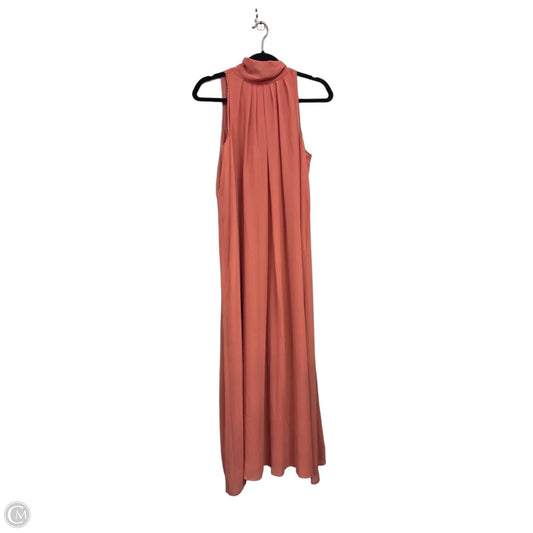 Dress Casual Maxi By Banana Republic In Coral, Size: S