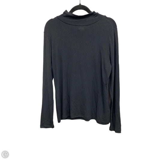Top Long Sleeve Basic By A New Day In Black, Size: L