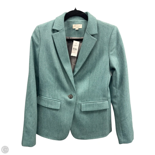 Blazer By Loft In Blue & Grey, Size: 0