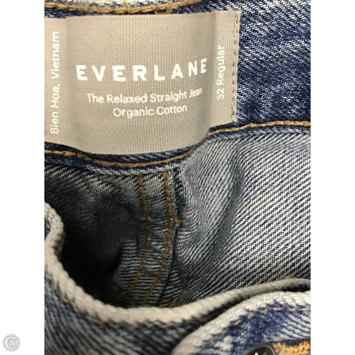 Jeans Straight By Everlane In Blue, Size: 14