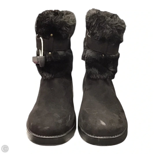 Boots Ankle Flats By Clothes Mentor In Black, Size: 7.5