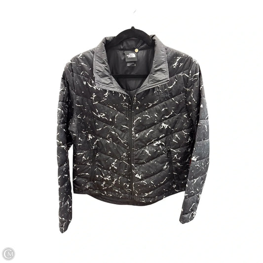 Jacket Puffer & Quilted By The North Face In Black & White, Size: M