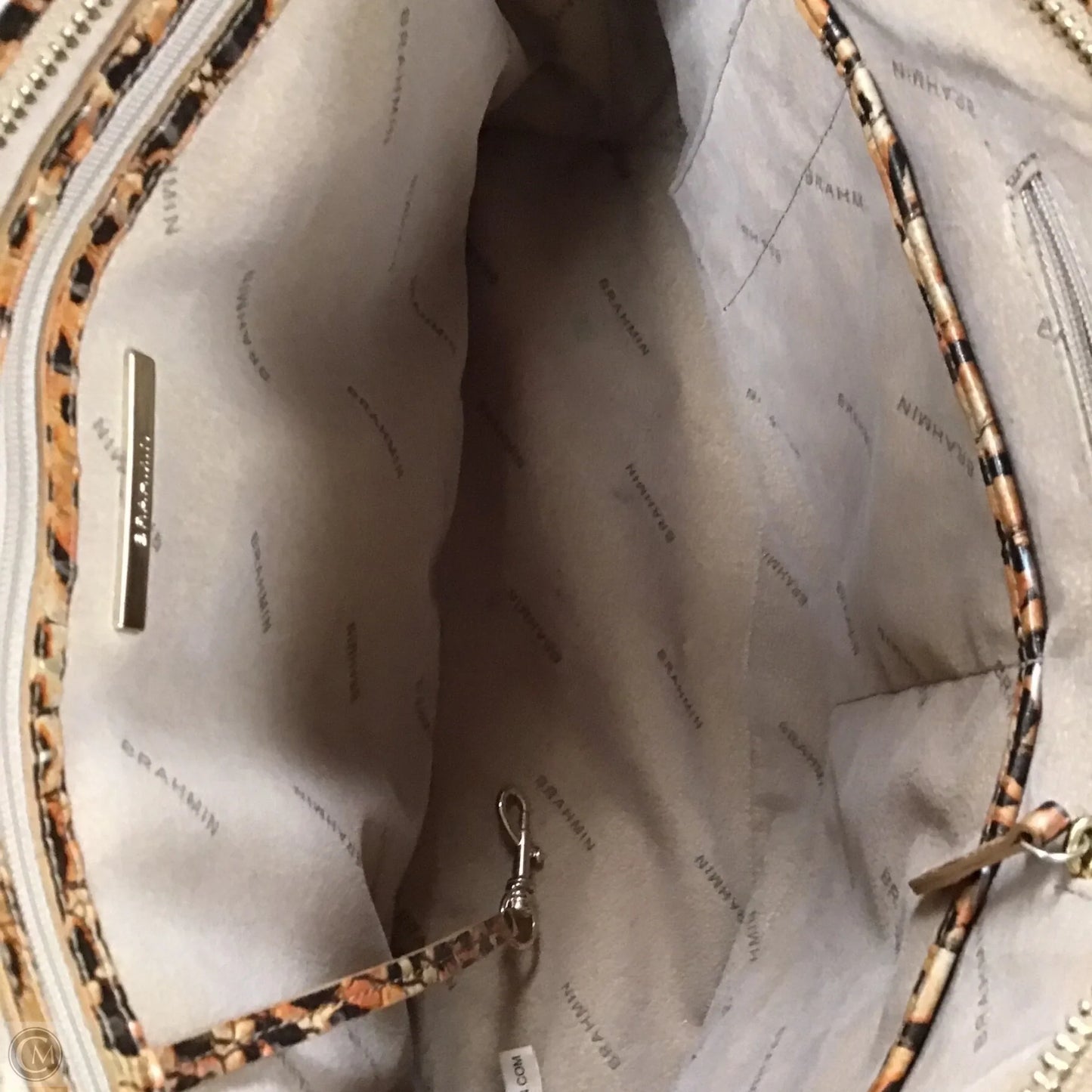 Handbag Designer By Brahmin, Size: Medium