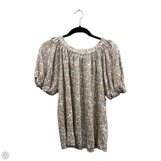 Top Short Sleeve By Maeve In Animal Print, Size: S