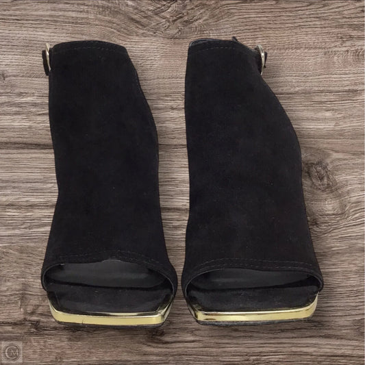 Sandals Heels Block By Steve Madden In Black, Size: 7.5