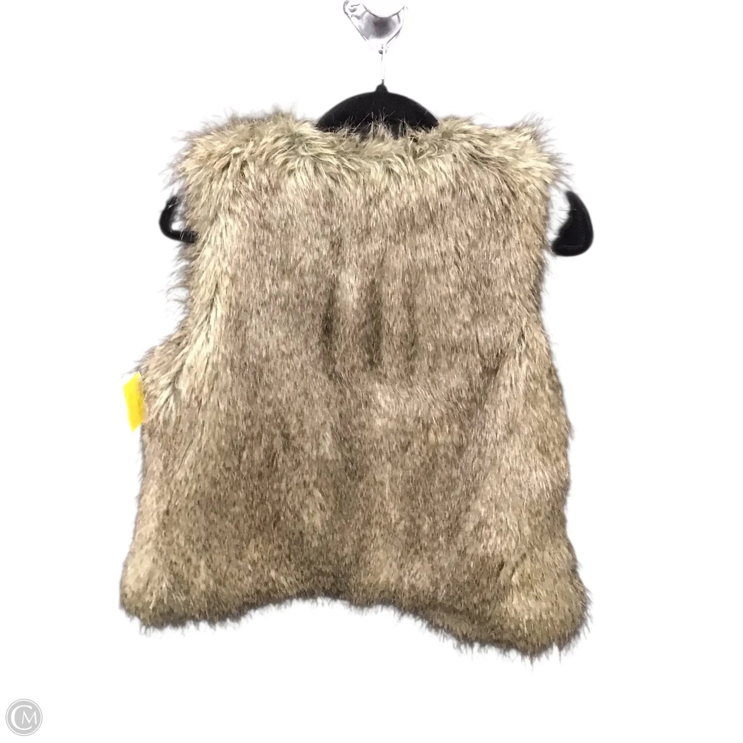 Vest Faux Fur & Sherpa By Jack In Brown & Tan, Size: M