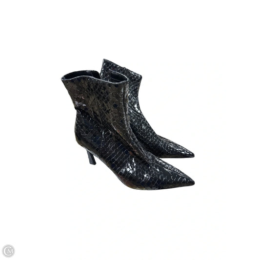 Boots Ankle Heels By Steve Madden In Black, Size: 8.5