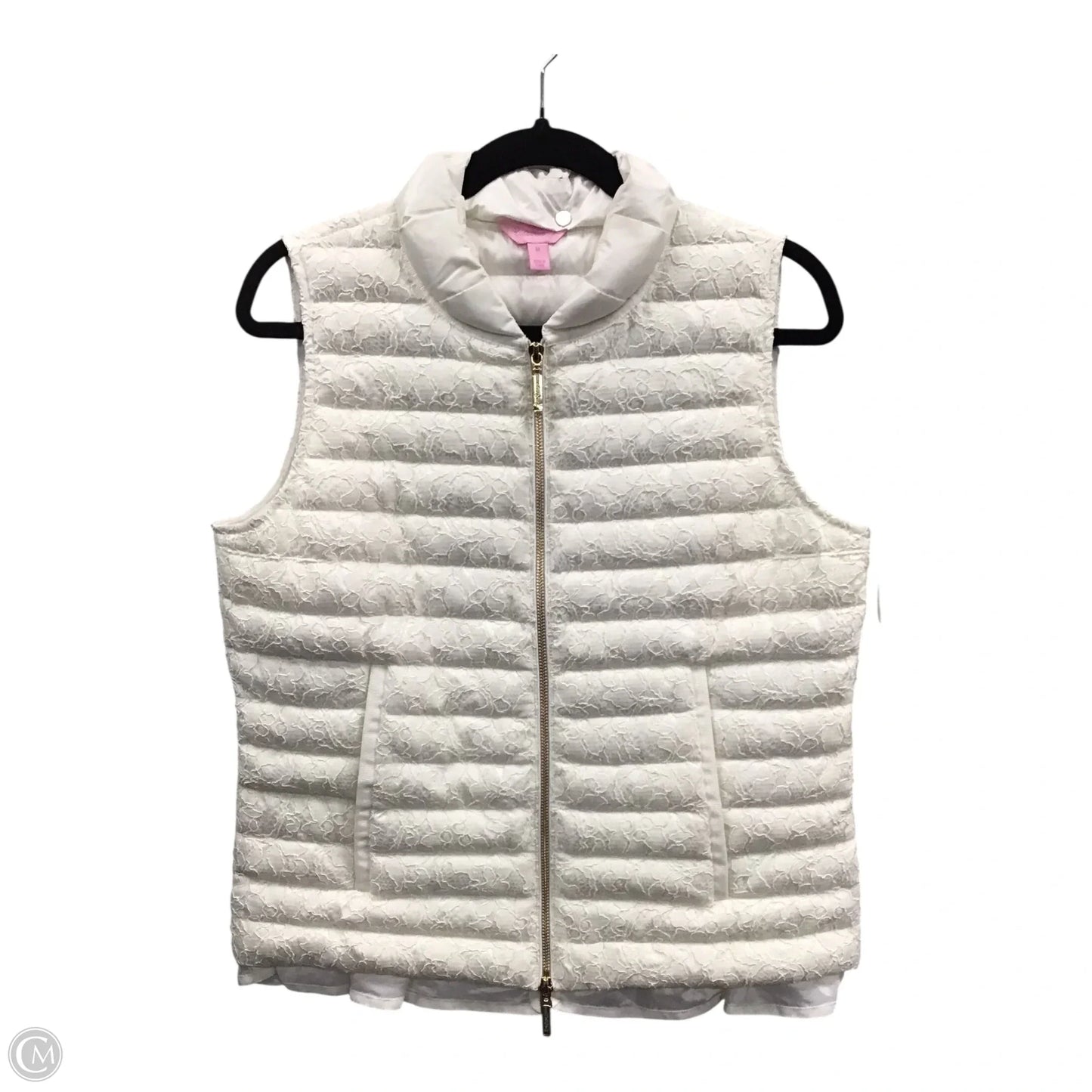 Vest Designer By Lilly Pulitzer In Cream, Size: M