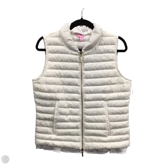 Vest Designer By Lilly Pulitzer In Cream, Size: M