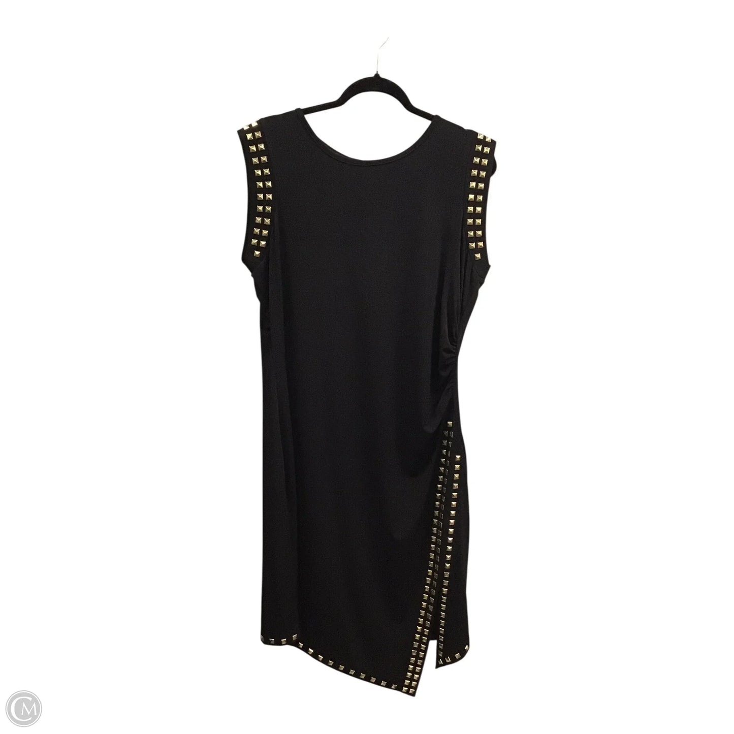Dress Party Short By Michael By Michael Kors In Black & Gold, Size: 0x