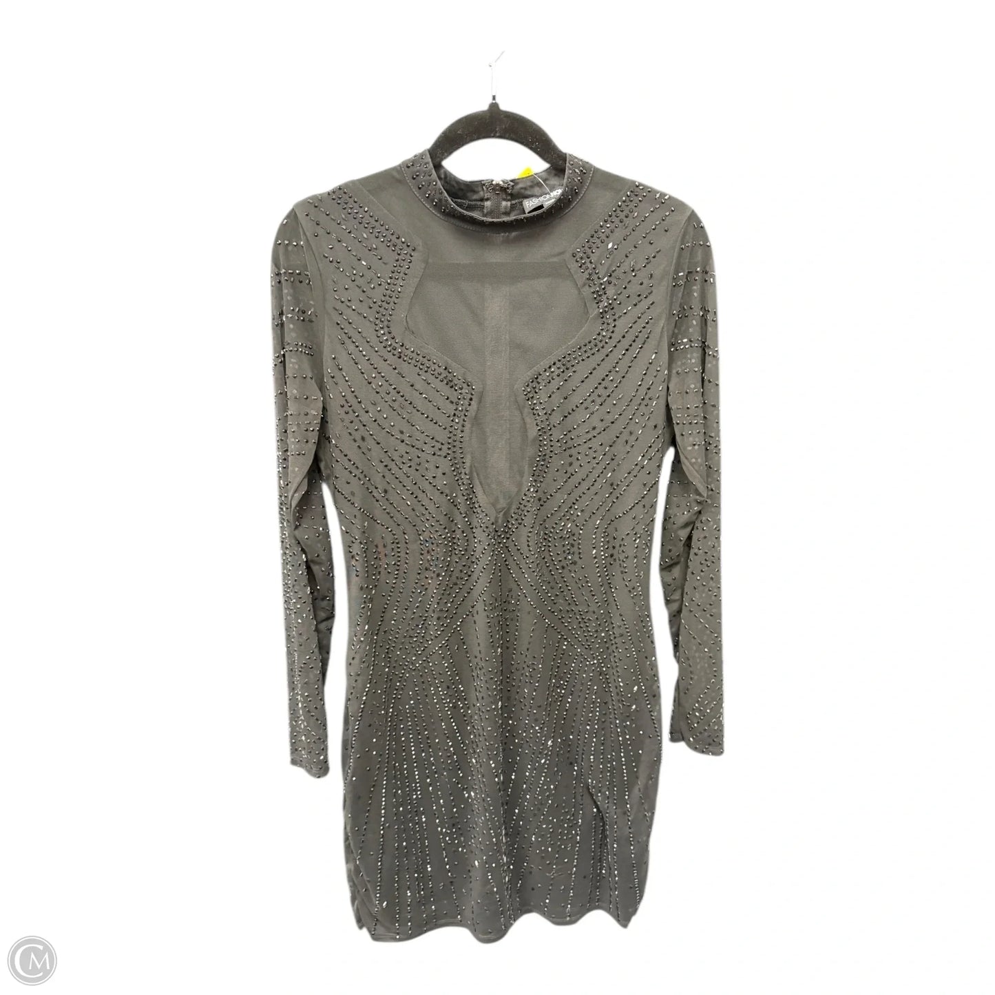 Dress Party Short By Fashion Nova In Yellow, Size: 0