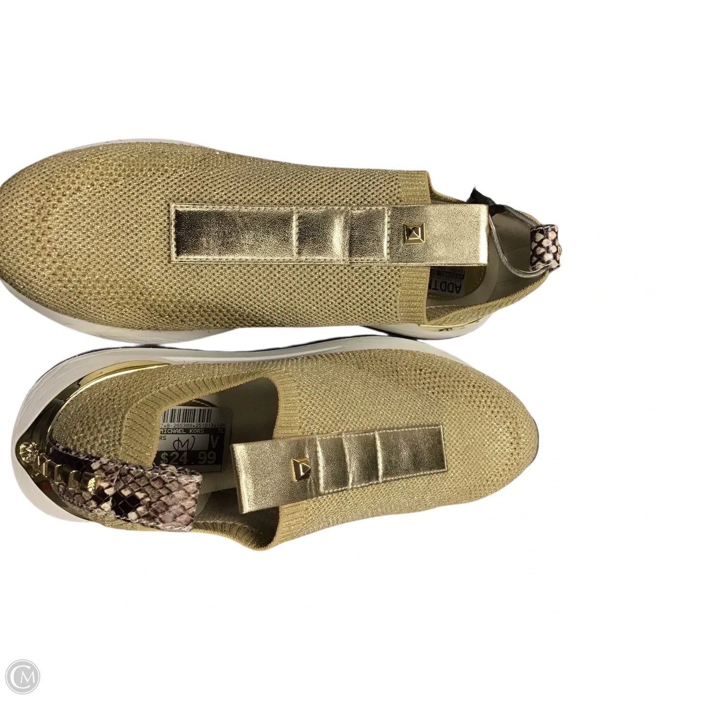 Shoes Sneakers By Michael By Michael Kors In Gold, Size: 8