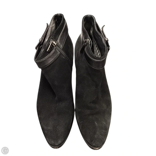 Boots Ankle Heels By Aquatalia In Black, Size: 8.5