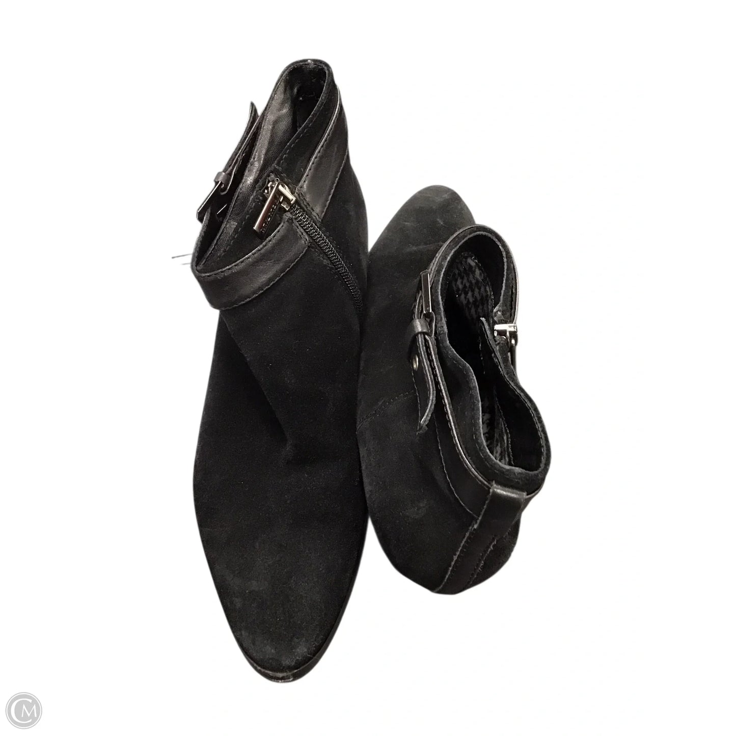 Boots Ankle Heels By Aquatalia In Black, Size: 8.5