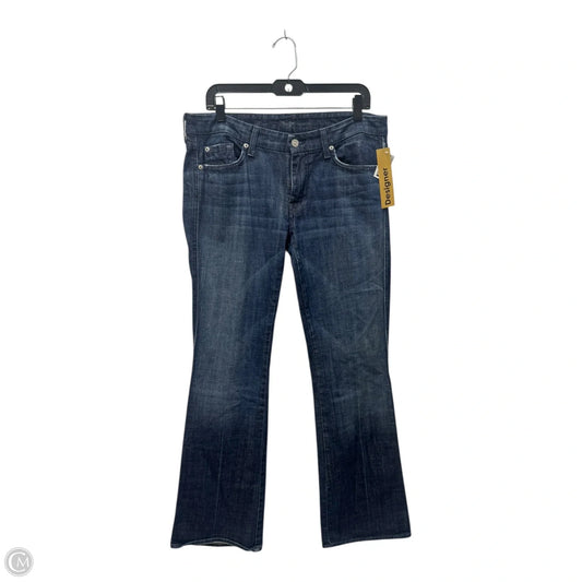 Jeans Flared By 7 For All Mankind In Blue, Size: 14