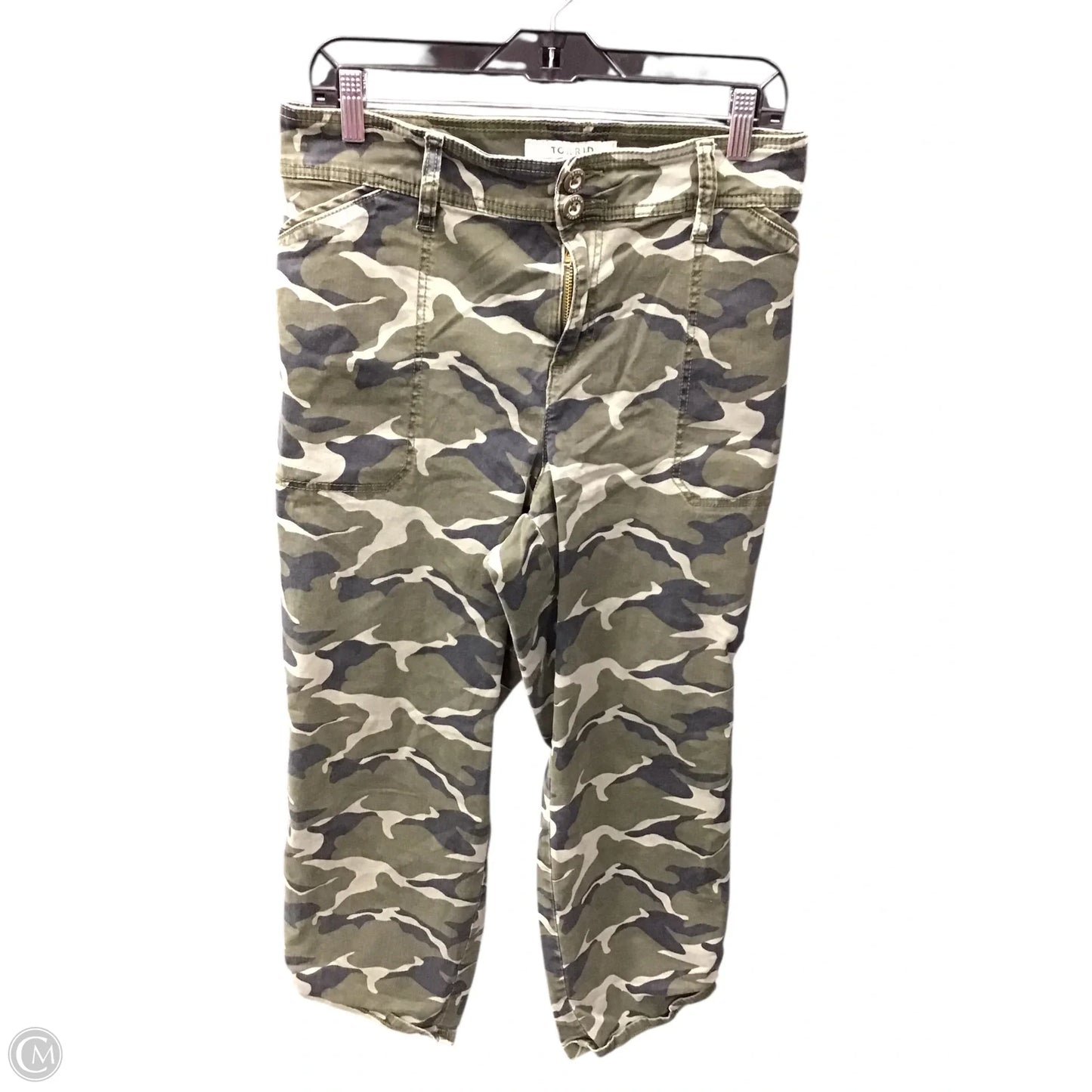Pants Cargo & Utility By Torrid In Camouflage Print, Size: 3x