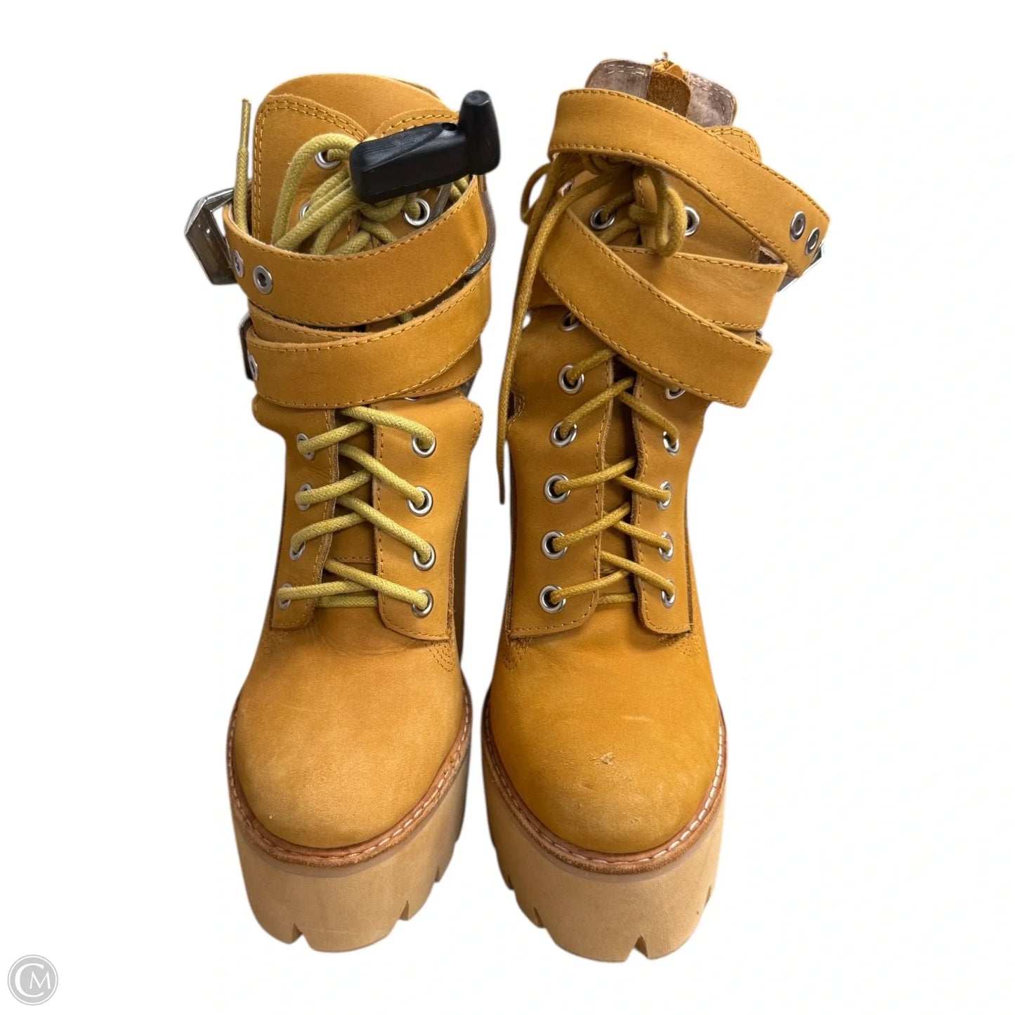 Boots Ankle Heels By Jeffrey Campbell In Brown, Size: 6.5