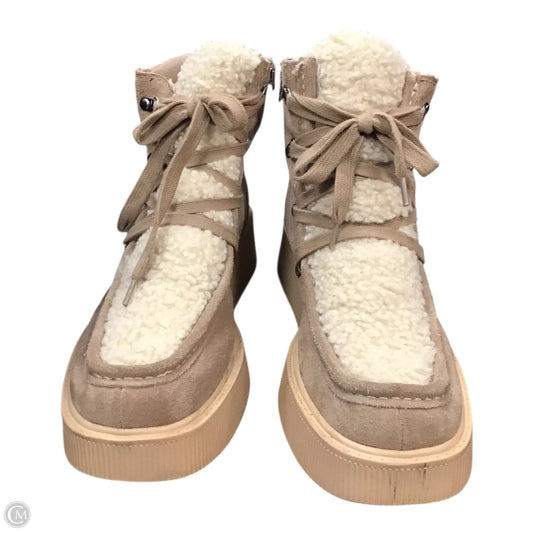 Boots Ankle Flats By Dolce Vita In Cream & Tan, Size: 9
