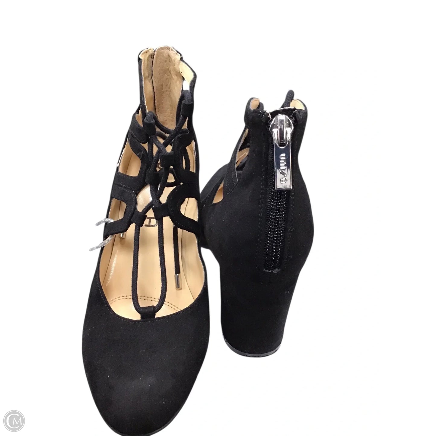 Shoes Heels Block By Unisa In Black, Size: 7