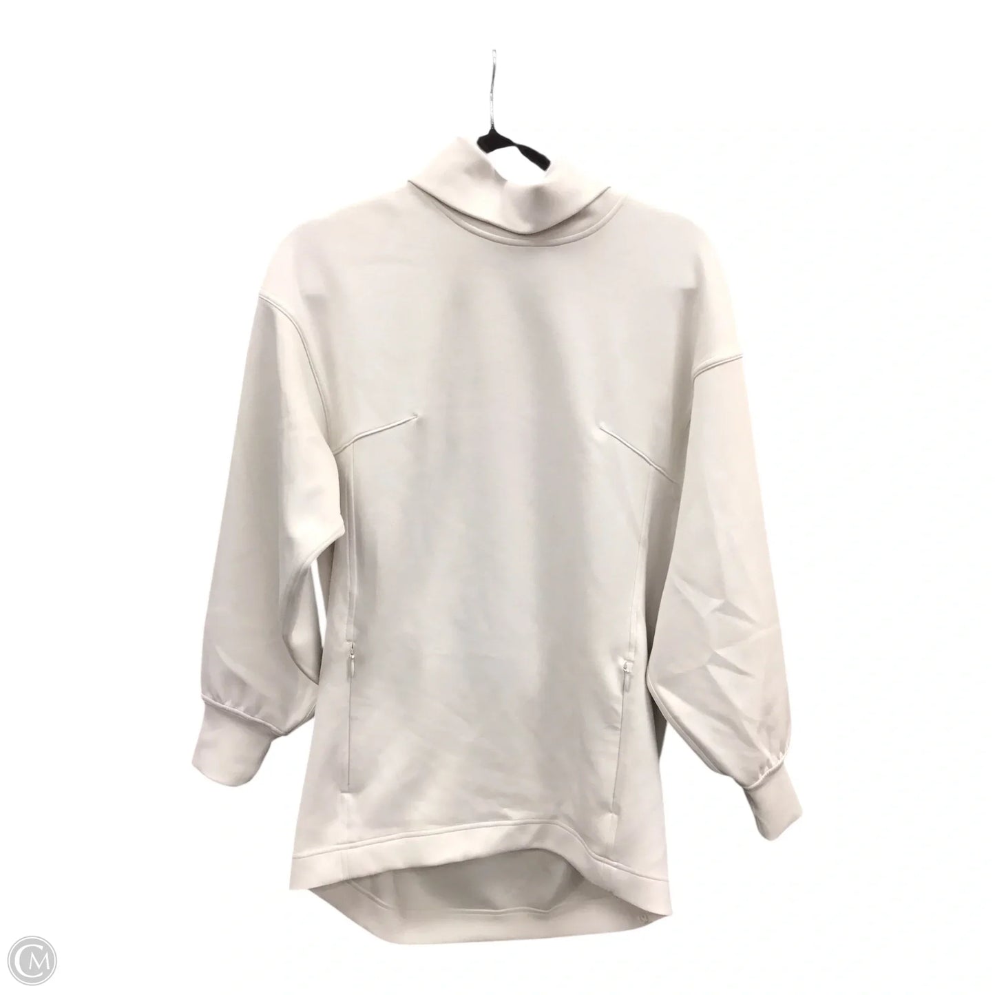 Athletic Sweatshirt Collar By Lululemon In Cream, Size: 2