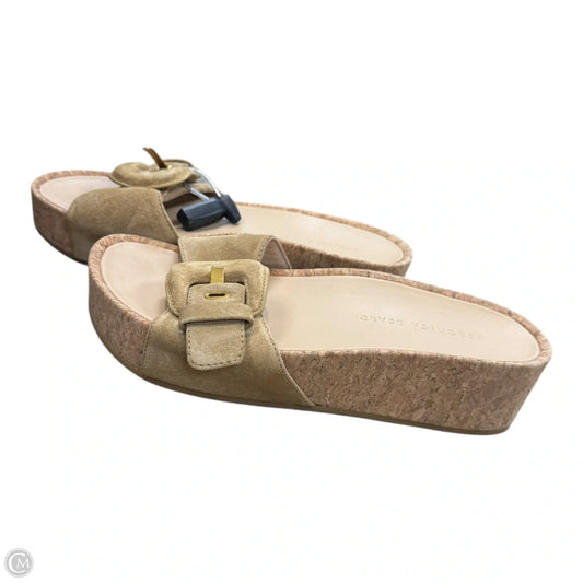 Sandals Flats By Veronica Beard In Tan, Size: 8.5