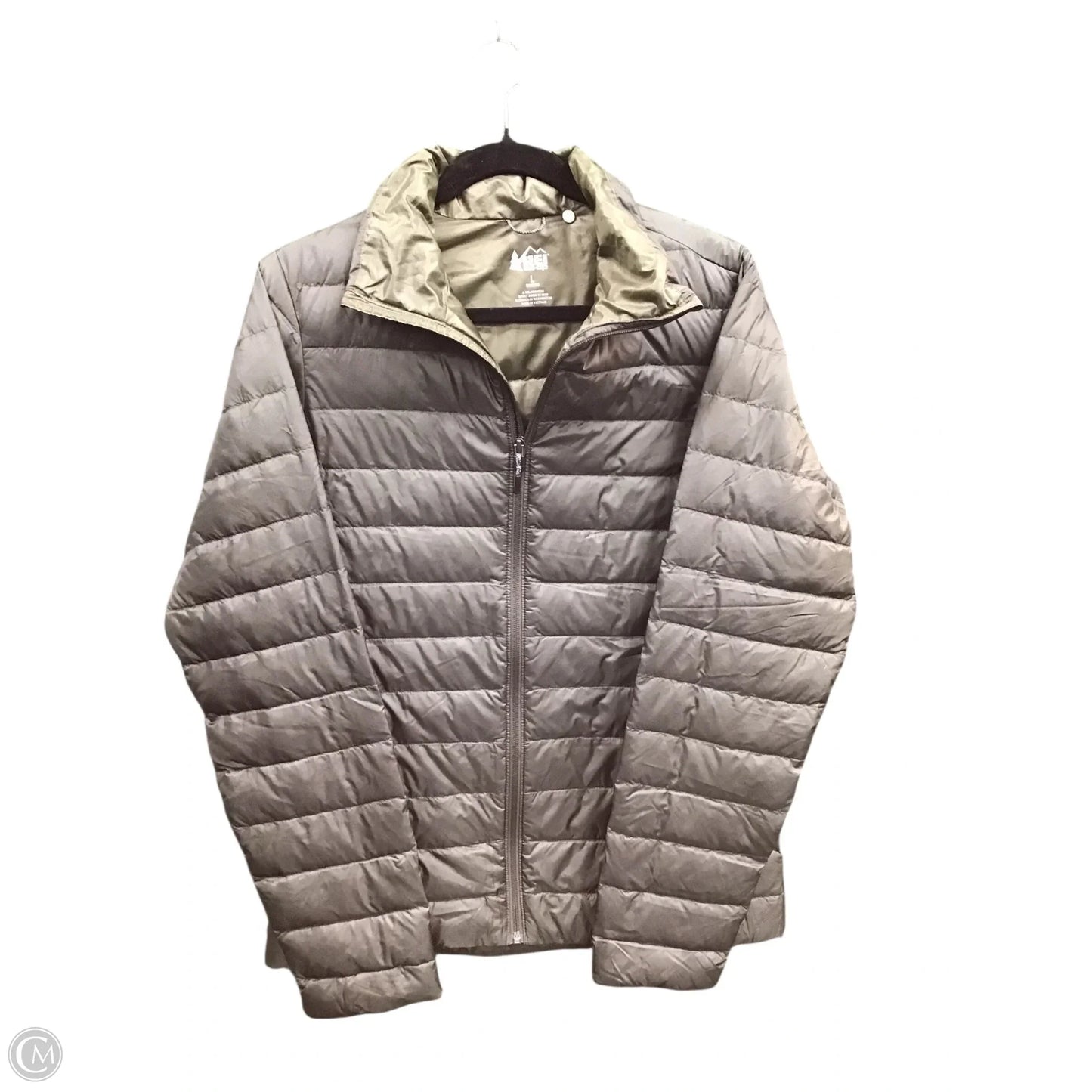 Jacket Puffer & Quilted By Rei In Green, Size: L