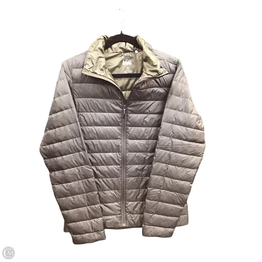 Jacket Puffer & Quilted By Rei In Green, Size: L
