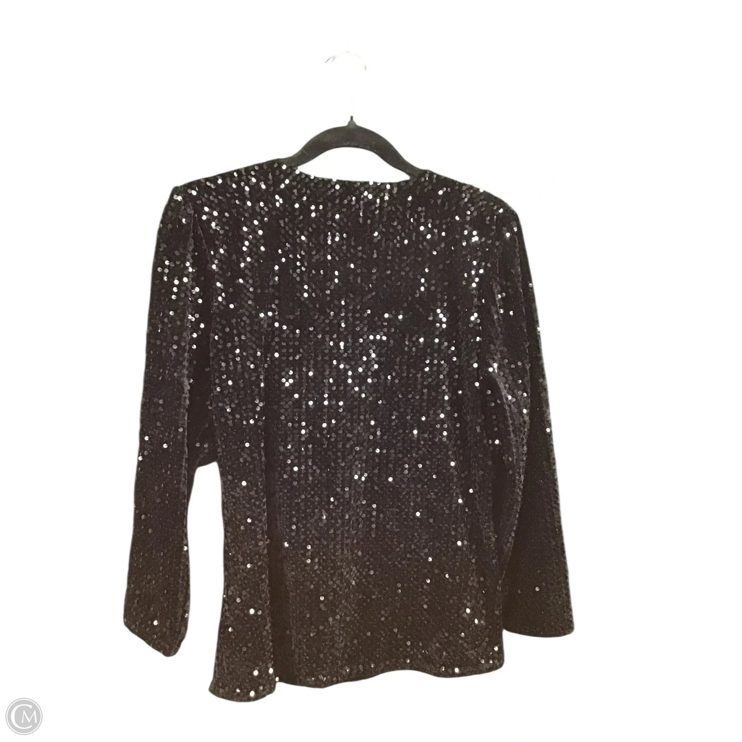 Top Long Sleeve By Ann Taylor In Black, Size: L