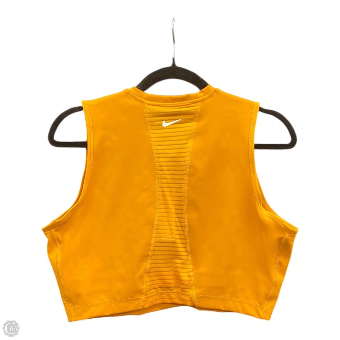 Athletic Tank Top By Nike Apparel In Gold, Size: Xl