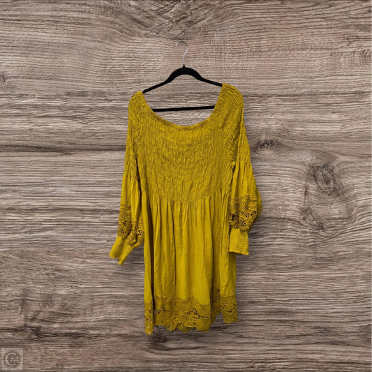 Dress Casual Short By Oddi In Gold, Size: Xxl