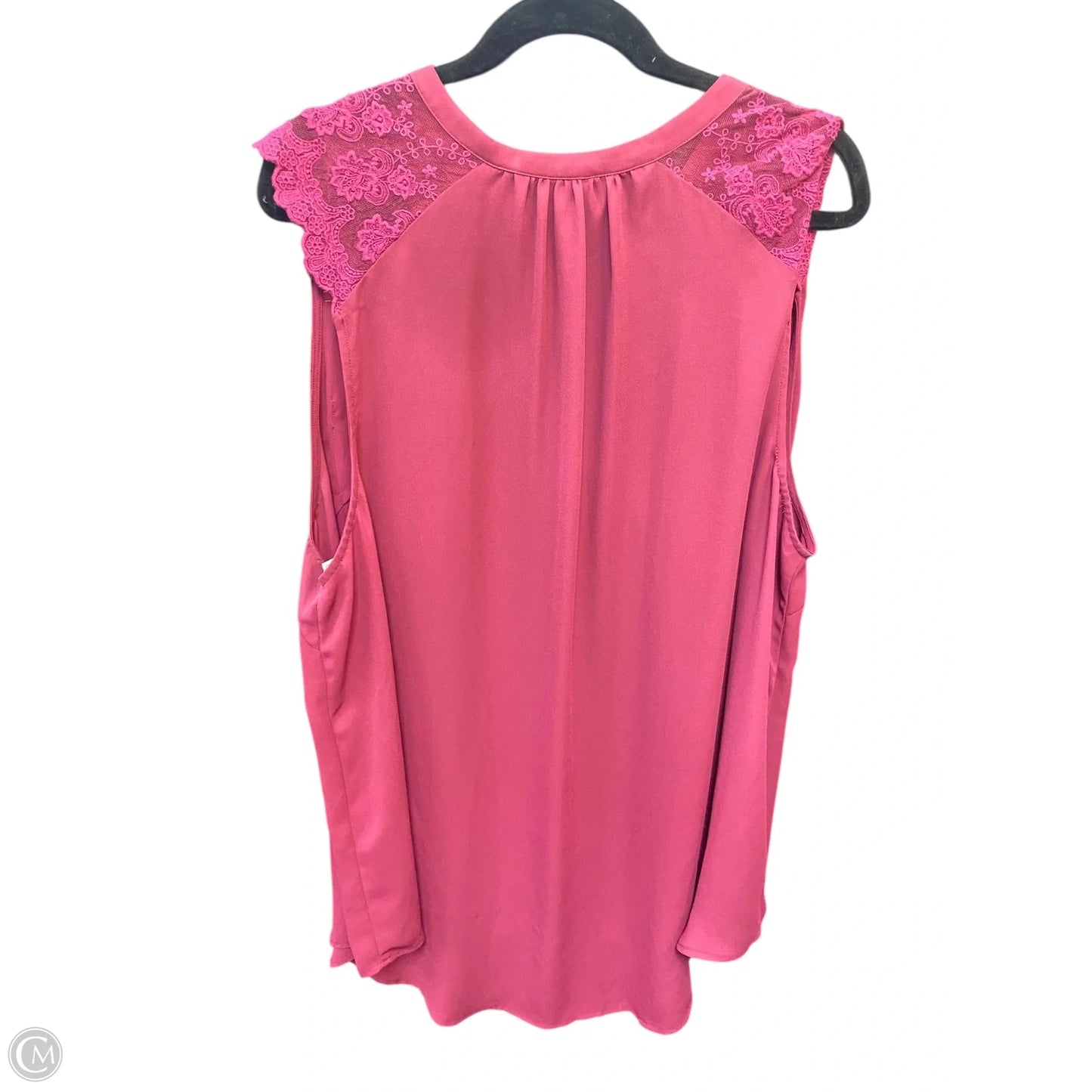 Top Sleeveless By Torrid In Pink, Size: 3x